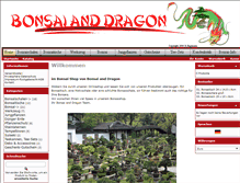 Tablet Screenshot of bonsai-and-dragon.de